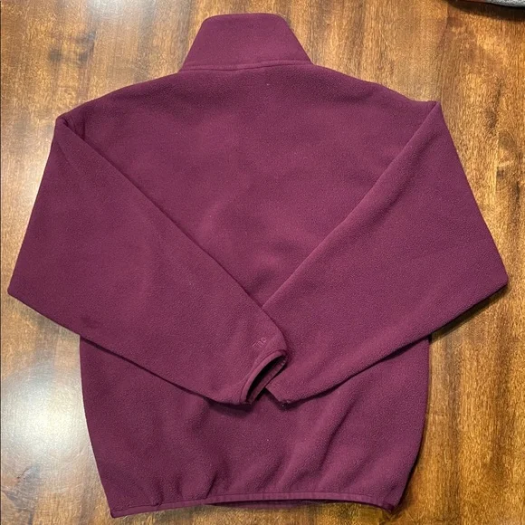 Aritzia TNA Fleece Quarter Zip Purple 2XS - Picture 6 of 6